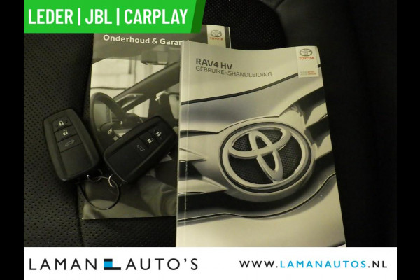 Toyota RAV4 2.5 Hybrid 218pk Executive Premium | Leder JBL CarPlay ECC 18" LMV ACC 360 Camera BSM Trekhaak | Hybrid Voorschoten