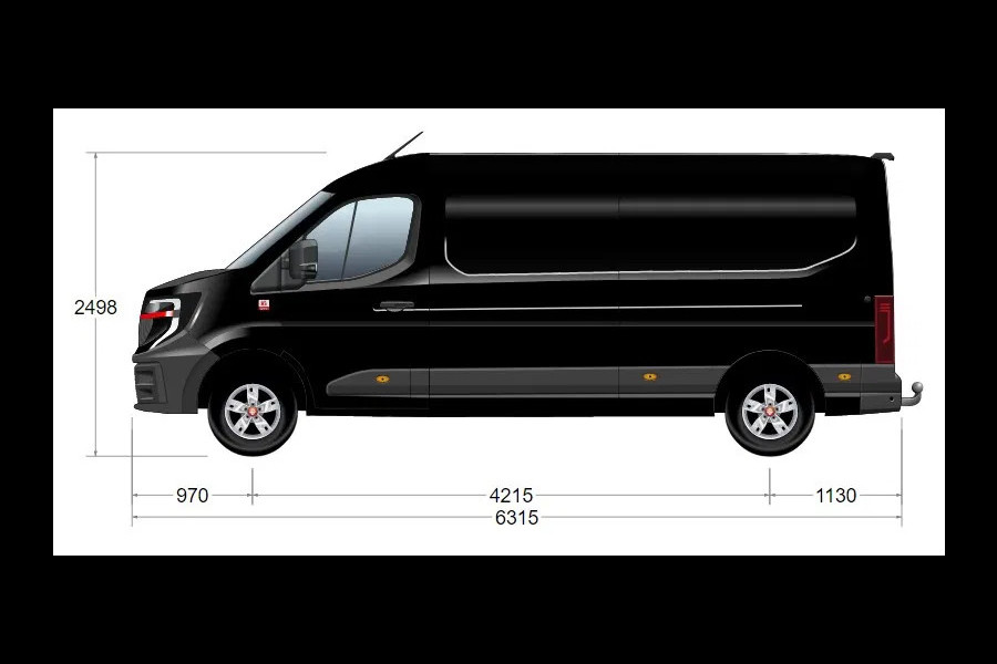 Renault Master Red Edition E-TECH L3H2 NIEUW/ ZWART/ LM VELGEN