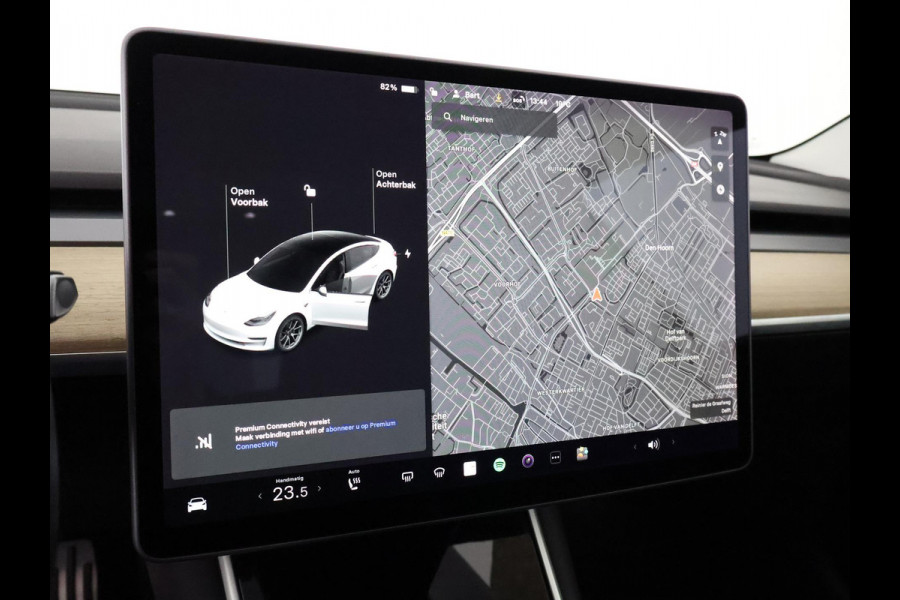 Tesla Model 3 Long Range AWD 75 kWh (351 PK) 500 km actieradius | ACCU 90% | Navigatie | Panoramadak | Stoelverwarming | Leder |
