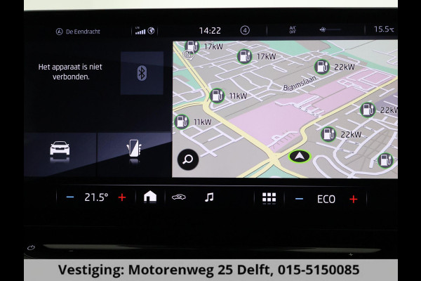 Škoda ENYAQ iV 80 (204PK) ACCU 93%! BEREIK 537KM GARANTIE 4-2031 BLACKLINE. NAVIGATIE . STUURWIEL VERWARMD . PARKEERSENSOREN VOOR & ACHTER .