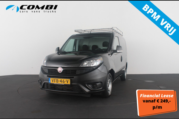Fiat Dobló Cargo 1.6 MJ L1H1 105pk > Trekhaak/imperiaal/Cruise/3-zit/navi