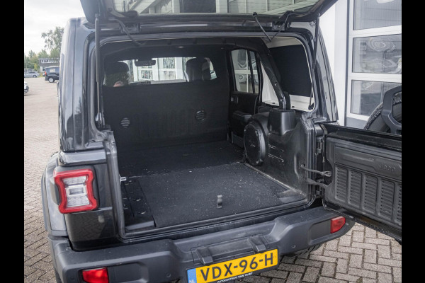 Jeep Wrangler Unlimited 2.0T Sahara | Grijs kenteken | Stoel-/Stuurverwarming | Navi |  Adapt. Cruise | Clima | Camera | Leder | Keyless | 20" Velgen