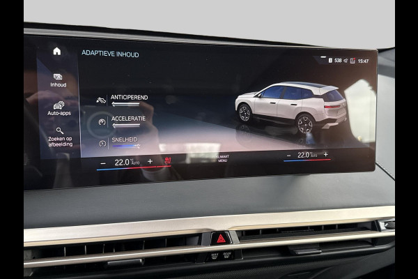 BMW iX xDrive40 High Executive 77 kWh | Pano | Elek Trekhaak | 360 Camera | Memory stoelen | Laser Light |