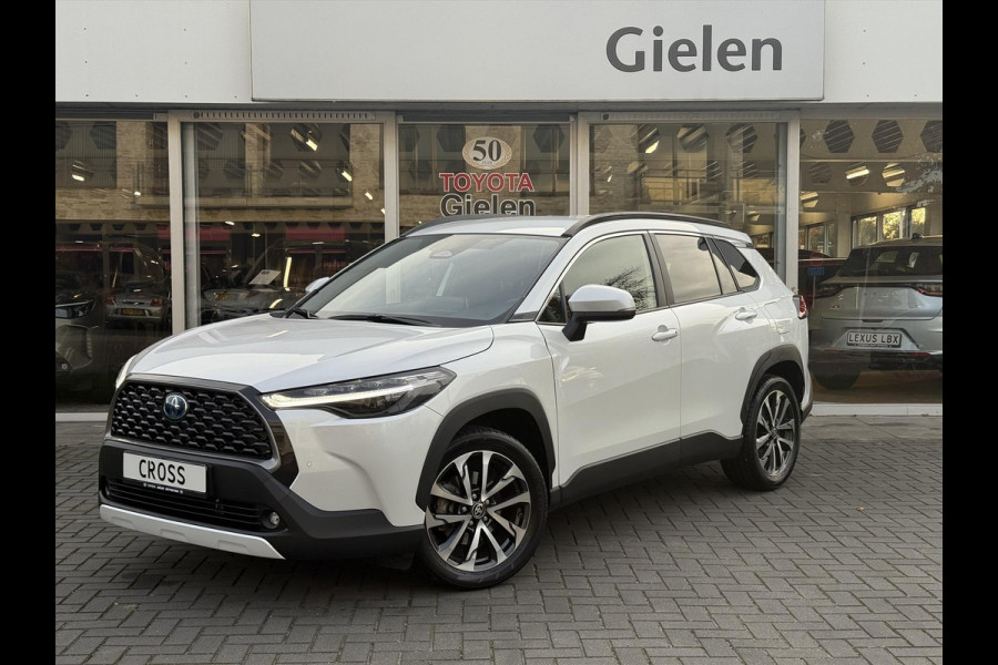 Toyota Corolla Cross 1.8 Hybrid Style | Parelmoer wit, Dodehoekherkenning, Parkeersensoren, Stoel + Stuurverwarming, Keyless, 18 inch