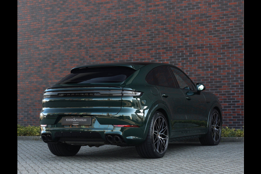 Porsche Cayenne Coupé 3.0 E-Hybrid | PTS Goodwood Green - Pano - Luchtvering
