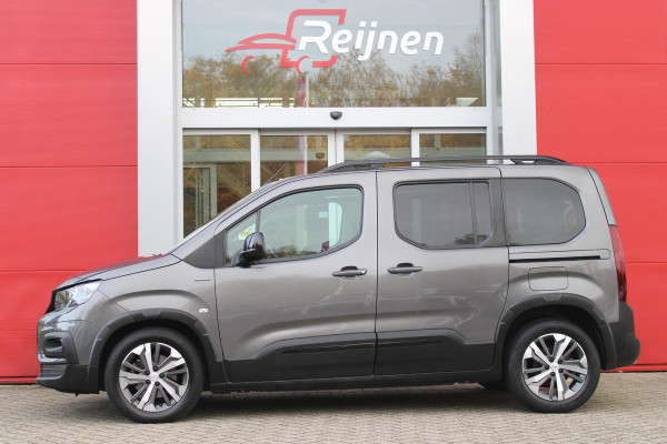 Peugeot Rifter 1.2 130PK AUTOMAAT GT-LINE | PANORAMA DAK INCL. BAGAGE DEK | TREKHAAK | NAVIGATIE | APPLE CARPLAY/ANDROID AUTO | PARKEERSENSOREN ACHTER | LICHTMETALEN VELGEN | CLIMATE CONTROL | CRUISE CONTROL | DAB+ RADIO |