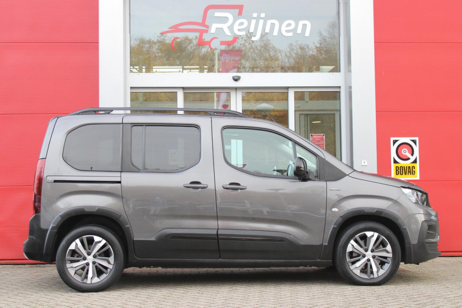 Peugeot Rifter 1.2 130PK AUTOMAAT GT-LINE | PANORAMA DAK INCL. BAGAGE DEK | TREKHAAK | NAVIGATIE | APPLE CARPLAY/ANDROID AUTO | PARKEERSENSOREN ACHTER | LICHTMETALEN VELGEN | CLIMATE CONTROL | CRUISE CONTROL | DAB+ RADIO |