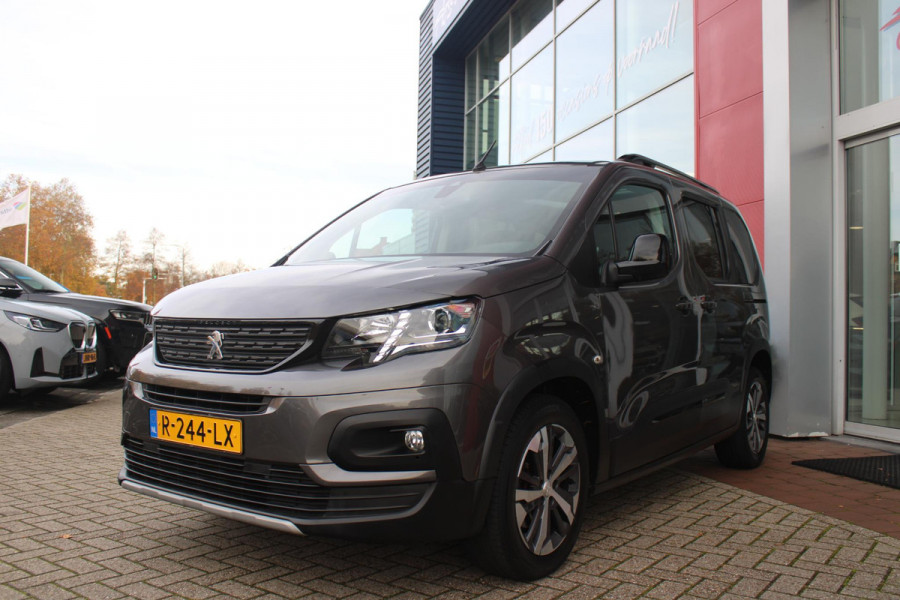 Peugeot Rifter 1.2 130PK AUTOMAAT GT-LINE | PANORAMA DAK INCL. BAGAGE DEK | TREKHAAK | NAVIGATIE | APPLE CARPLAY/ANDROID AUTO | PARKEERSENSOREN ACHTER | LICHTMETALEN VELGEN | CLIMATE CONTROL | CRUISE CONTROL | DAB+ RADIO |