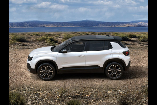 Jeep Avenger Summit 54 kWh | 17% Bijtelling | Schuif/Kanteldak | Leder&Winter Pack | Warmtepomp | Info&Convenience Pack