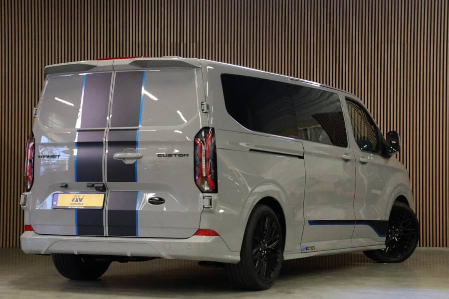 Ford Transit Custom 300 2.0 TDCI L2H1 Sport 170 PK DC | L+R Schuifdeur | Dubbel Cabine | 360 Camera | ACC | Blind Spot | Navigatie | Camera | CarPla | Raptor Edition | Elek. Trekhaak | 5-Zitter | BPM VRIJ | Verlengde fabrieksgarantie tot 12-2029 | Dubbel Cabine