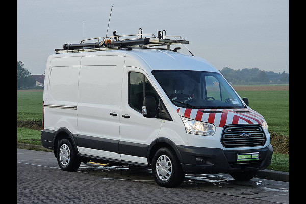 Ford Transit 350 2.0 TDCI L2H2 Trend Imperiaal Werkplaats-Inrichting Navi Airco Camera 130Pk Euro6 Oh-Historie 1e Eigenaar!
