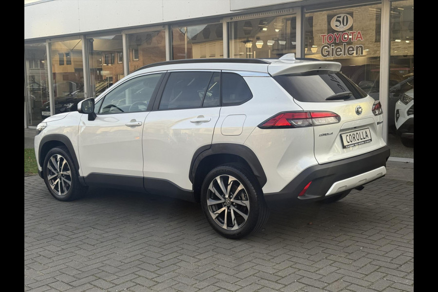 Toyota Corolla Cross 1.8 Hybrid Style | Parelmoer wit, Dodehoekherkenning, Parkeersensoren, Stoel + Stuurverwarming, Keyless, 18 inch