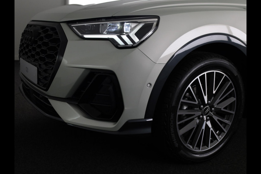 Audi Q3 Sportback 35 TFSI S Edition Competition | Zakelijke financiering 3,99% | Adaptive cruise control | Sonos premium 3d sound | Optiekpakket zwart plus | Ambient verlichting | Keyless |