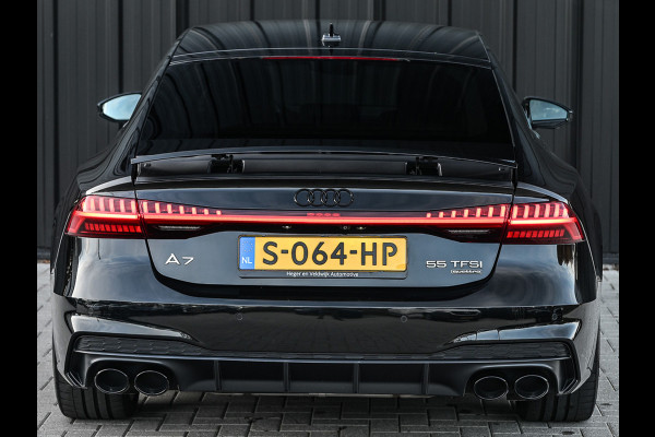 Audi A7 Sportback 55 TFSI QUATTRO PRO S-LINE PLUS | MEMORY SEATS | 360 CAMERA | ADAPTIVE CRUISE | STOELVERWARMING | STANDKACHEL | ACHTER
