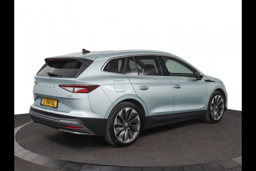 Škoda ENYAQ iV 60|Warmtepomp|Leer|Stoelverwarming|Trekhaak|SOH 92%|