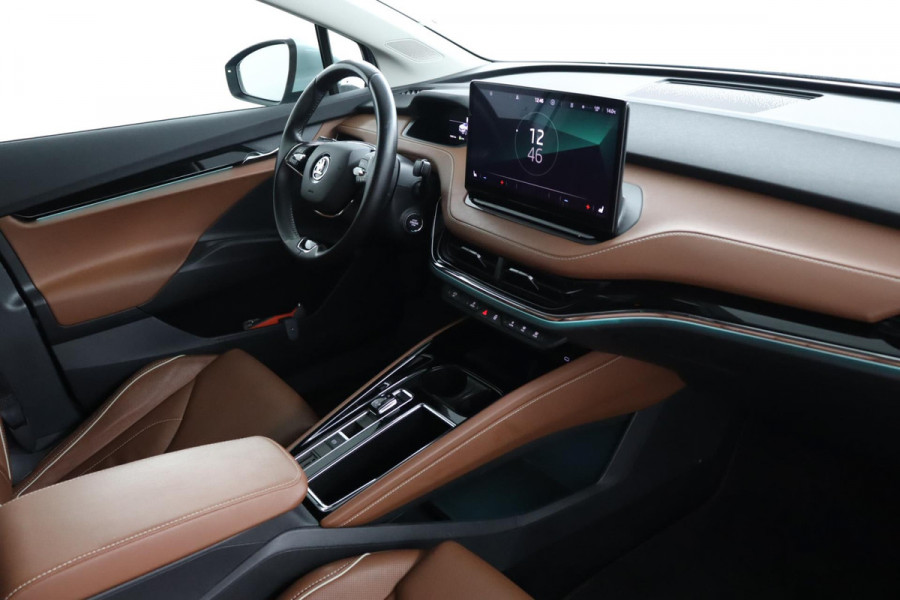 Škoda ENYAQ iV 60|Warmtepomp|Leer|Stoelverwarming|Trekhaak|SOH 92%|