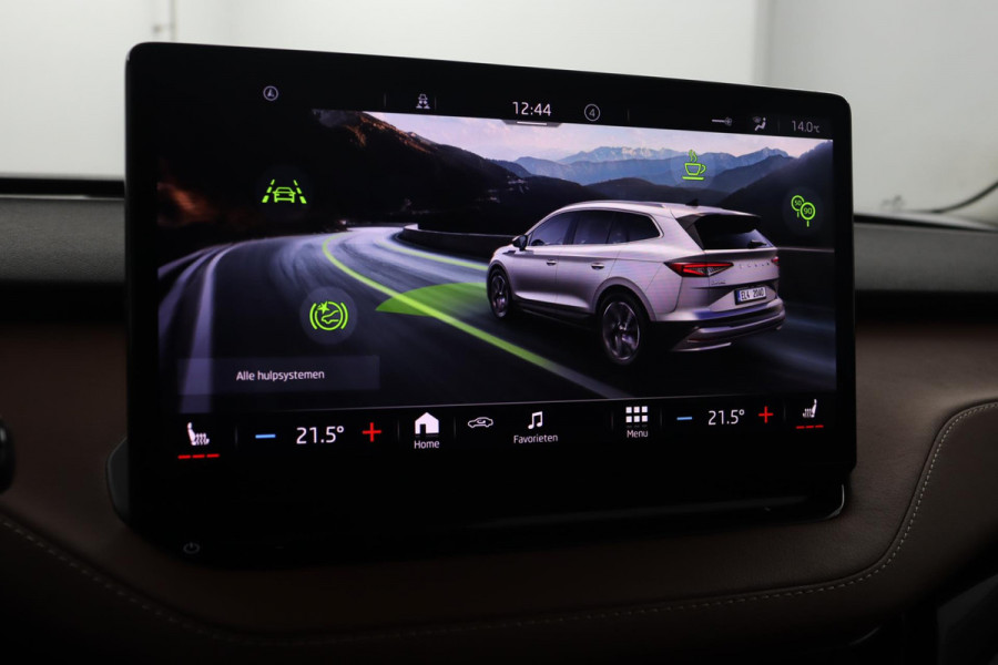 Škoda ENYAQ iV 60|Warmtepomp|Leer|Stoelverwarming|Trekhaak|SOH 92%|