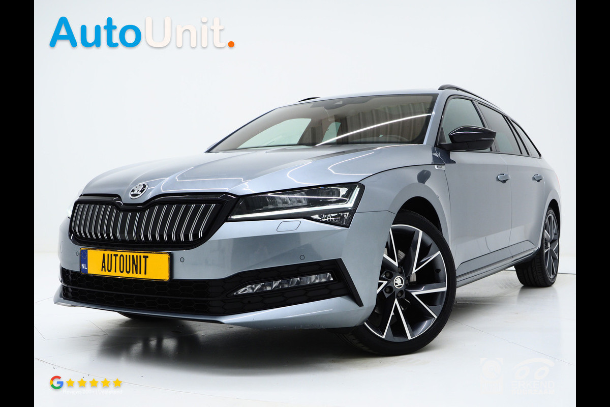 Škoda Superb Combi 1.4 TSI iV Sportline 218PK | Panoramadak | Trekhaak | Sportstoelen | Camera | Keyless | Carplay