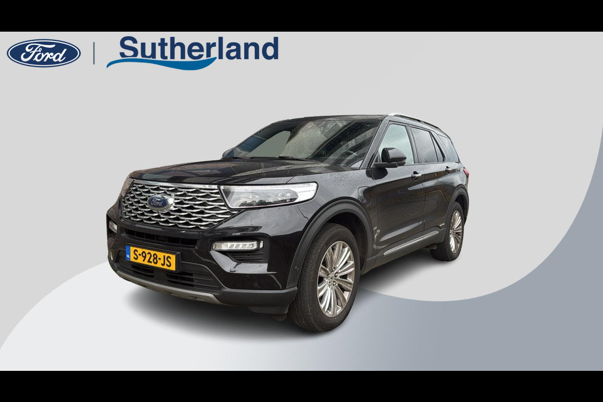 Ford Explorer 3.0 V6 EcoBoost PHEV Platinum | Panoramadak | Winter Pack | Afneembare Trekhaak
