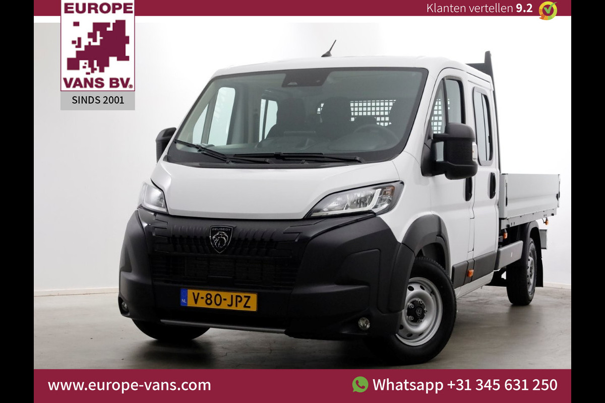 Peugeot Boxer 2.2 BlueHDi 140pk D.C. Open Laadbak Trekhaak 3000kg BPM-Vrij 11-2024