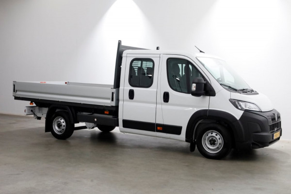 Peugeot Boxer 2.2 BlueHDi 140pk D.C. Open Laadbak Trekhaak 3000kg BPM-Vrij 11-2024