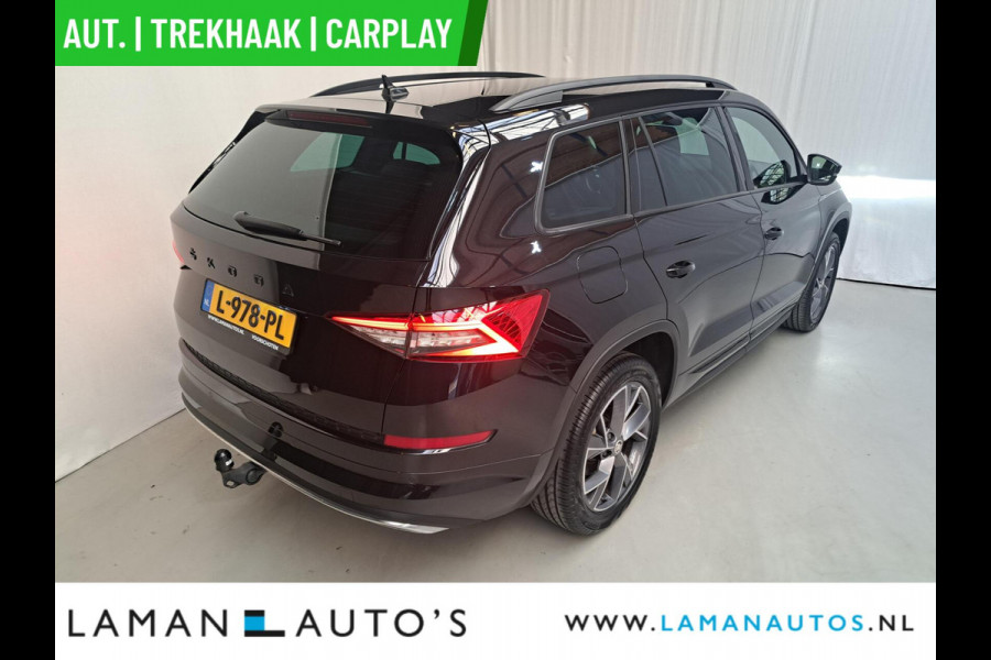 Škoda Kodiaq 1.5 TSI 150pk DSG Sportline Business Aut. | Virtual Leder/Alcantara CarPlay Canton 19" Triglav LMV ECC Navi LED ACC Camera Trekh