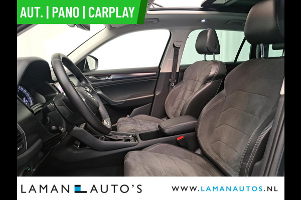 Škoda Kodiaq 1.5 TSI 150pk DSG Business Edition Aut. | Pano Open Dak Leder/Alcantara CarPlay Canton 19" Sirius LMV ECC Navi LED ACC Camera Me