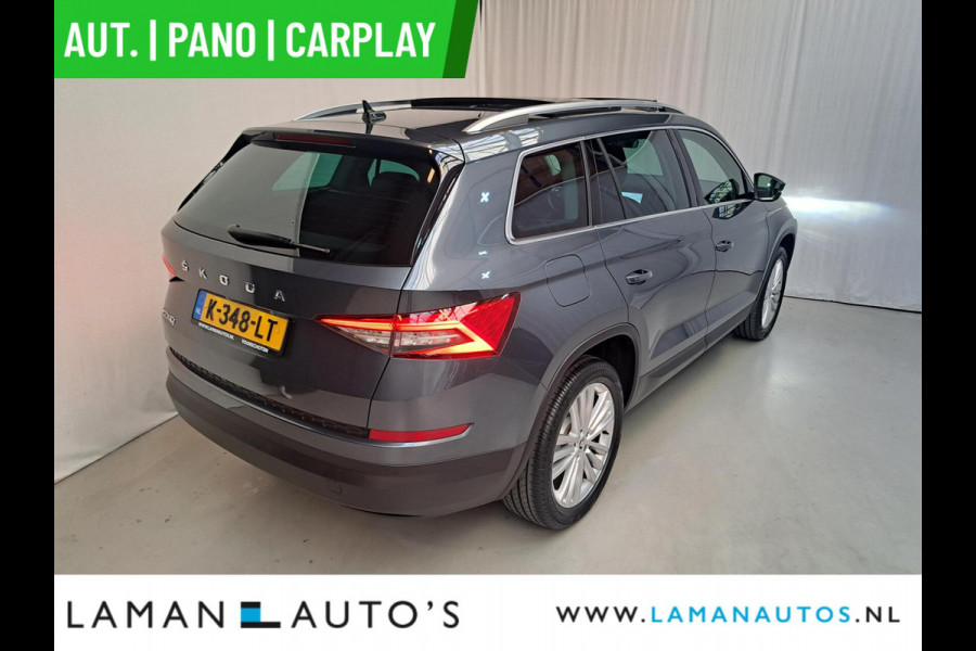 Škoda Kodiaq 1.5 TSI 150pk DSG Business Edition Aut. | Pano Open Dak Leder/Alcantara CarPlay Canton 19" Sirius LMV ECC Navi LED ACC Camera Me