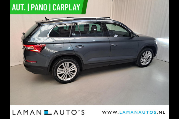 Škoda Kodiaq 1.5 TSI 150pk DSG Business Edition Aut. | Pano Open Dak Leder/Alcantara CarPlay Canton 19" Sirius LMV ECC Navi LED ACC Camera Me