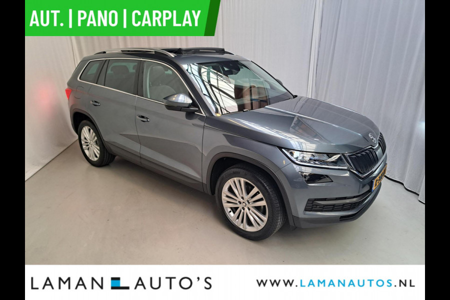 Škoda Kodiaq 1.5 TSI 150pk DSG Business Edition Aut. | Pano Open Dak Leder/Alcantara CarPlay Canton 19" Sirius LMV ECC Navi LED ACC Camera Me