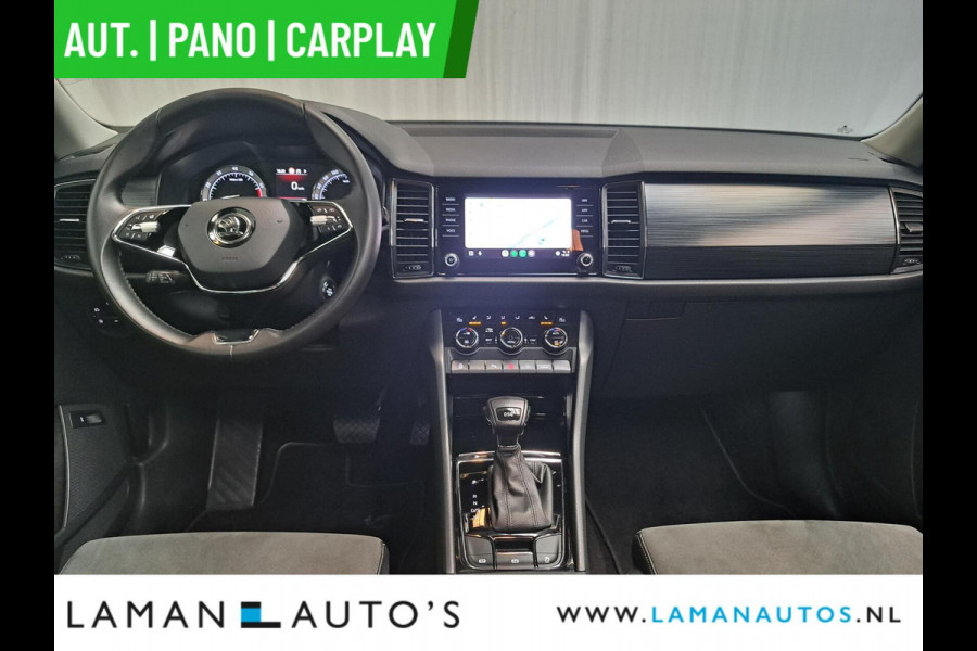 Škoda Kodiaq 1.5 TSI 150pk DSG Business Edition Aut. | Pano Open Dak Leder/Alcantara CarPlay Canton 19" Sirius LMV ECC Navi LED ACC Camera Me