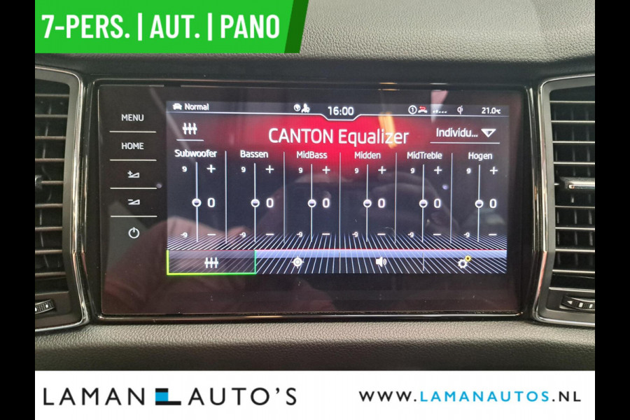 Škoda Kodiaq 1.5 TSI 150pk DSG Limited Business Edition Plus 7P Aut. | Panorama Open dak Virtual Leder/Alcantara CarPlay Trekhaak Canton ECC