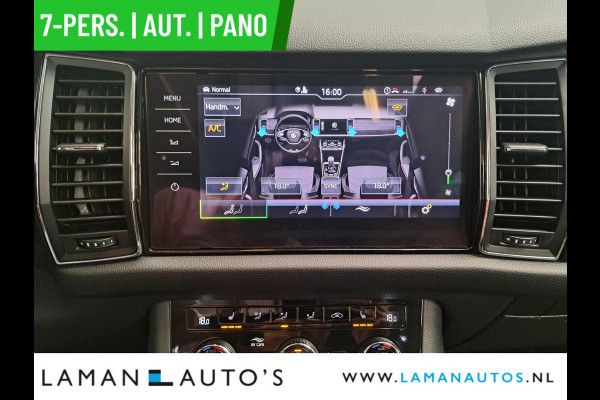 Škoda Kodiaq 1.5 TSI 150pk DSG Limited Business Edition Plus 7P Aut. | Panorama Open dak Virtual Leder/Alcantara CarPlay Trekhaak Canton ECC