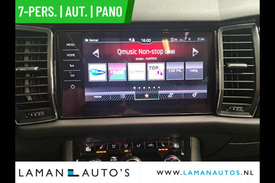 Škoda Kodiaq 1.5 TSI 150pk DSG Limited Business Edition Plus 7P Aut. | Panorama Open dak Virtual Leder/Alcantara CarPlay Trekhaak Canton ECC
