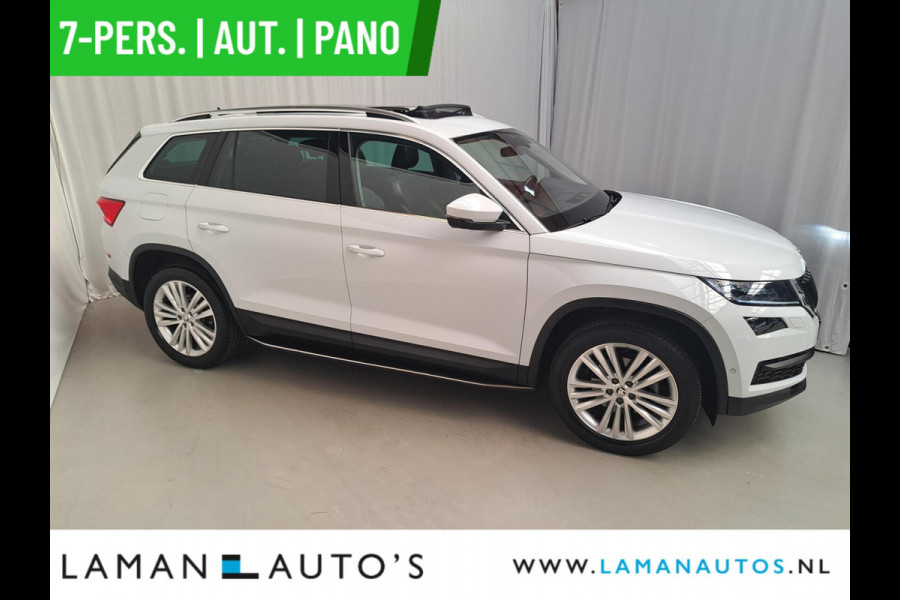 Škoda Kodiaq 1.5 TSI 150pk DSG Limited Business Edition Plus 7P Aut. | Panorama Open dak Virtual Leder/Alcantara CarPlay Trekhaak Canton ECC