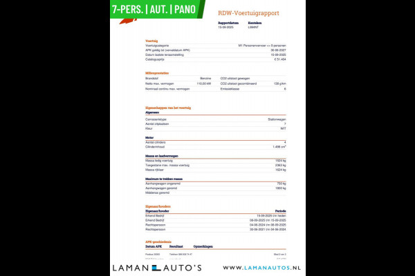 Škoda Kodiaq 1.5 TSI 150pk DSG Limited Business Edition Plus 7P Aut. | Panorama Open dak Virtual Leder/Alcantara CarPlay Trekhaak Canton ECC