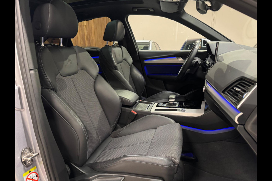 Audi Q5 Sportback 50 TFSI e S-Line, Black Optik, Pano, Virtual Cockpit, Matrix, 360 Cam, Ambiënte Light, Dealer Onderhouden