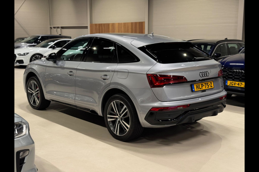 Audi Q5 Sportback 50 TFSI e S-Line, Black Optik, Pano, Virtual Cockpit, Matrix, 360 Cam, Ambiënte Light, Dealer Onderhouden