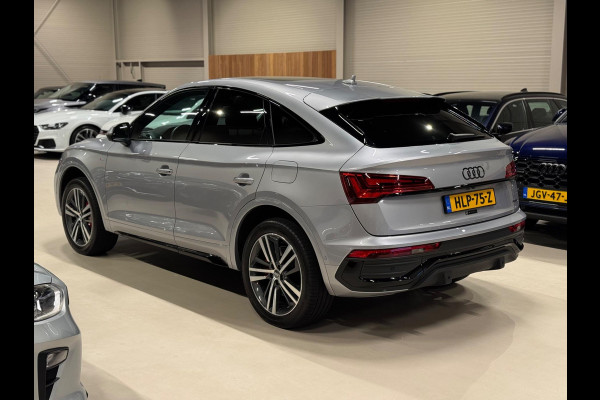 Audi Q5 Sportback 50 TFSI e S-Line, Black Optik, Pano, Virtual Cockpit, Matrix, 360 Cam, Ambiënte Light, Dealer Onderhouden