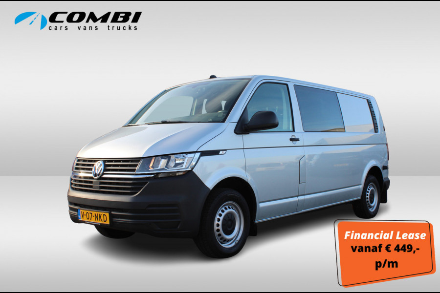 Volkswagen Transporter 2.0 TDI L2H1 32 DC > 6-persoons/Dubbel cabine/Automaat/Trekhaak