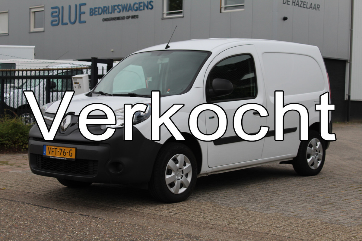 Renault Kangoo Z.E. 33 (koopaccu) ✓ Airco ✓ Schuifdeur ✓ Cruise Control