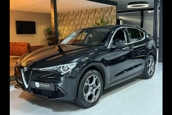 Alfa Romeo Stelvio 2.0 T AWD Super Garantie 280 PK Memory StuurVW StoelVW Elek Achterklep Leder PDC Led Cruise Clima Navi Rijklaar