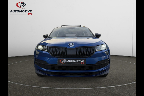 Škoda Karoq 1.5 TSI ACT Sportline Business|Pano Trekhaak Dealer OH Sportstoelen App Connect ACC Canton Elektrische kofferklep Nap