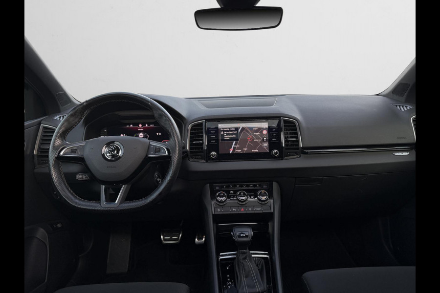 Škoda Karoq 1.5 TSI ACT Sportline Business|Pano Trekhaak Dealer OH Sportstoelen App Connect ACC Canton Elektrische kofferklep Nap