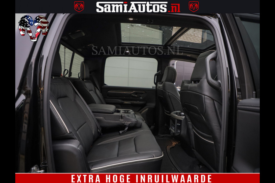 Dodge Ram 1500 Limited Night High Output 540HP 706Nm | Massage + Full Option | De Meest Luxe en Volle Pick-Up in zijn Klasse | Comfortabele Dubbele Cabine met Royale 5 Zitplaatsen | BPM vrij | Nu Leverbaar uit Voorraad | Voorraad Nr 2356 - 0990