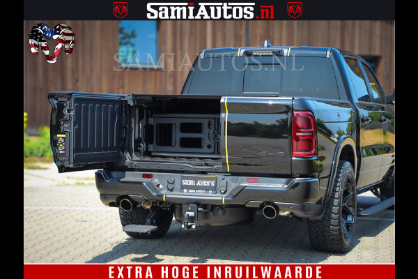 Dodge Ram 1500 Limited Night High Output 540HP 706Nm | Massage + Full Option | De Meest Luxe en Volle Pick-Up in zijn Klasse | Comfortabele Dubbele Cabine met Royale 5 Zitplaatsen | BPM vrij | Nu Leverbaar uit Voorraad | Voorraad Nr 2356 - 0990