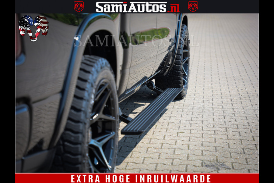 Dodge Ram 1500 Limited Night High Output 540HP 706Nm | Massage + Full Option | De Meest Luxe en Volle Pick-Up in zijn Klasse | Comfortabele Dubbele Cabine met Royale 5 Zitplaatsen | BPM vrij | Nu Leverbaar uit Voorraad | Voorraad Nr 2356 - 0990