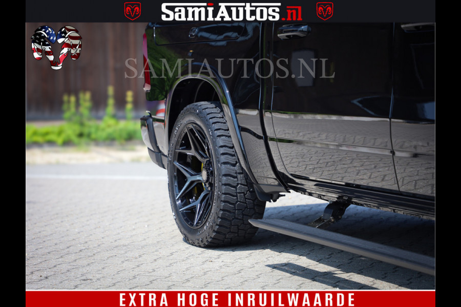 Dodge Ram 1500 Limited Night High Output 540HP 706Nm | Massage + Full Option | De Meest Luxe en Volle Pick-Up in zijn Klasse | Comfortabele Dubbele Cabine met Royale 5 Zitplaatsen | BPM vrij | Nu Leverbaar uit Voorraad | Voorraad Nr 2356 - 0990
