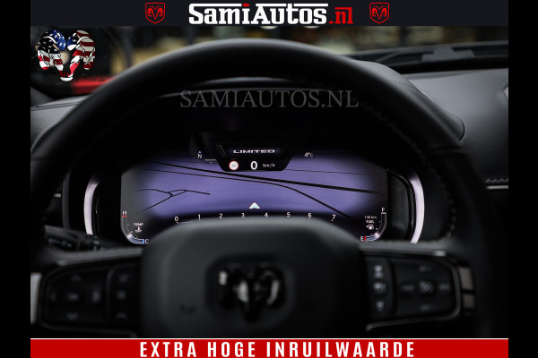 Dodge Ram 1500 Limited Night High Output 540HP 706Nm | Massage + Full Option | De Meest Luxe en Volle Pick-Up in zijn Klasse | Comfortabele Dubbele Cabine met Royale 5 Zitplaatsen | BPM vrij | Nu Leverbaar uit Voorraad | Voorraad Nr 2356 - 0990