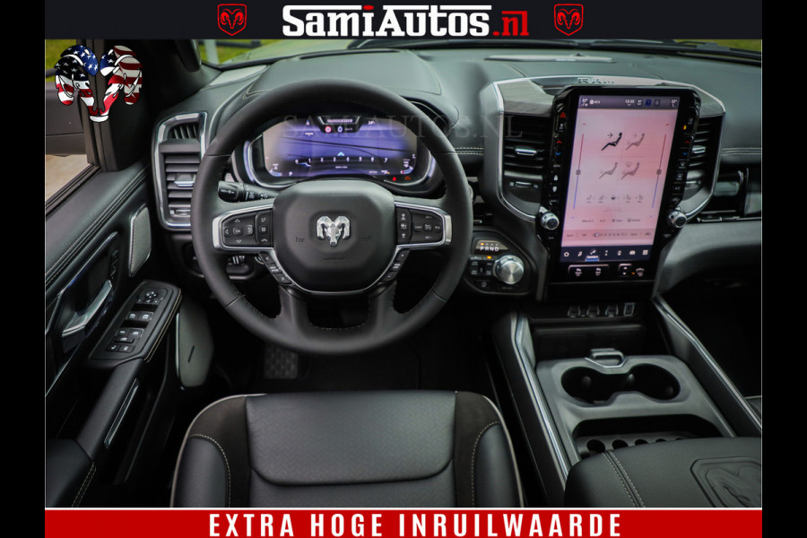 Dodge Ram 1500 Night Premium | Full Option | De Meest Luxe Pick-Up in zijn Klasse | Comfortabele Dubbele Cabine met Royale 5 Zitplaatsen | BPM vrij | Nu Leverbaar uit Voorraad | Voorraad Nr 2282 - 3332